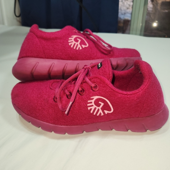 Giesswein Women's Size 9 Pink Wool Merino Runners - Picture 9 of 9